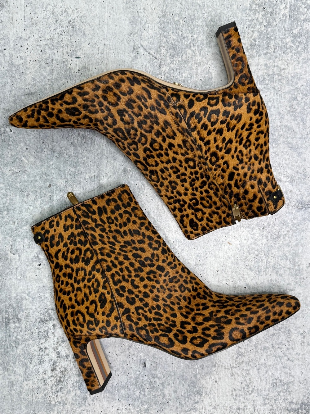 Sam Edelman Saige Leopard Bootie 8